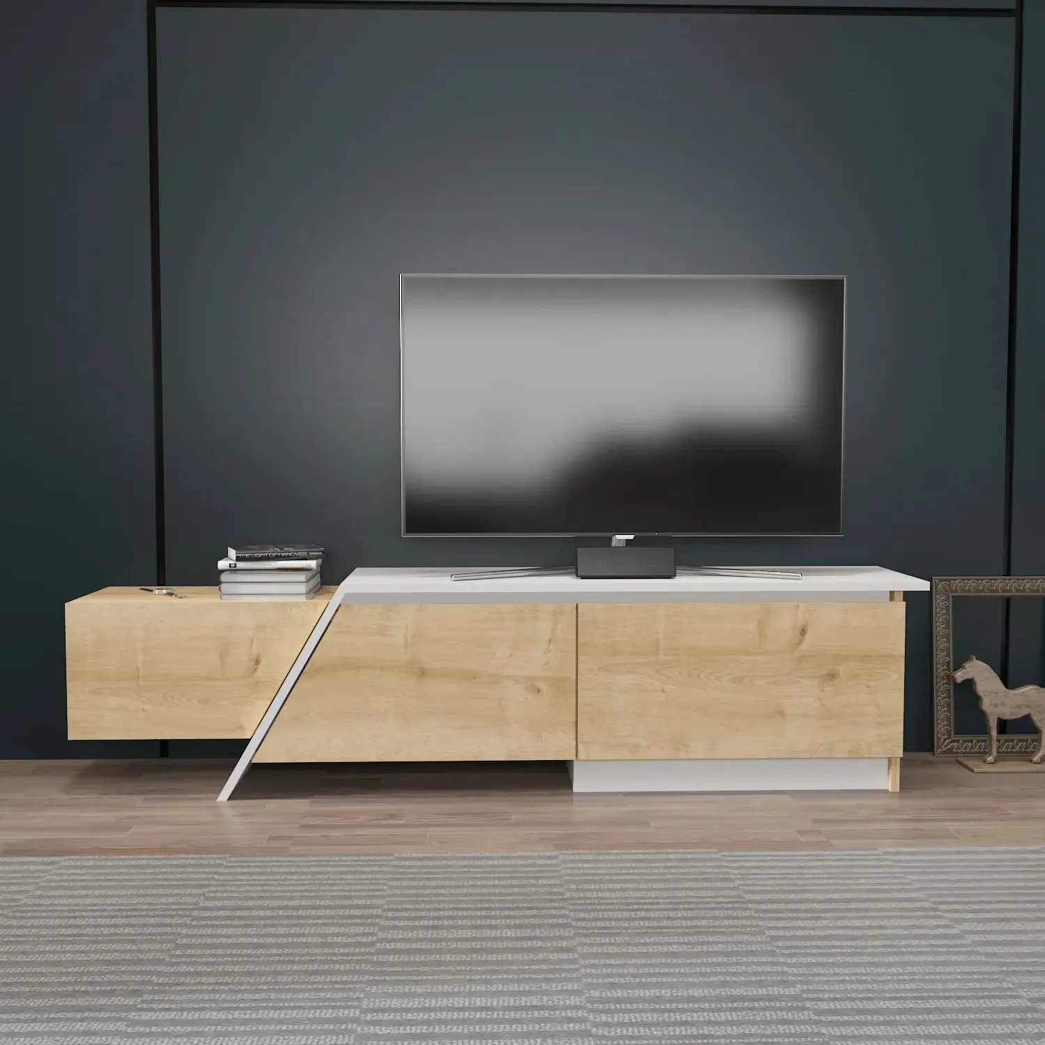 Zonas 71" Wide TV Stand and Media Console for TVs up to 65" Decorotika