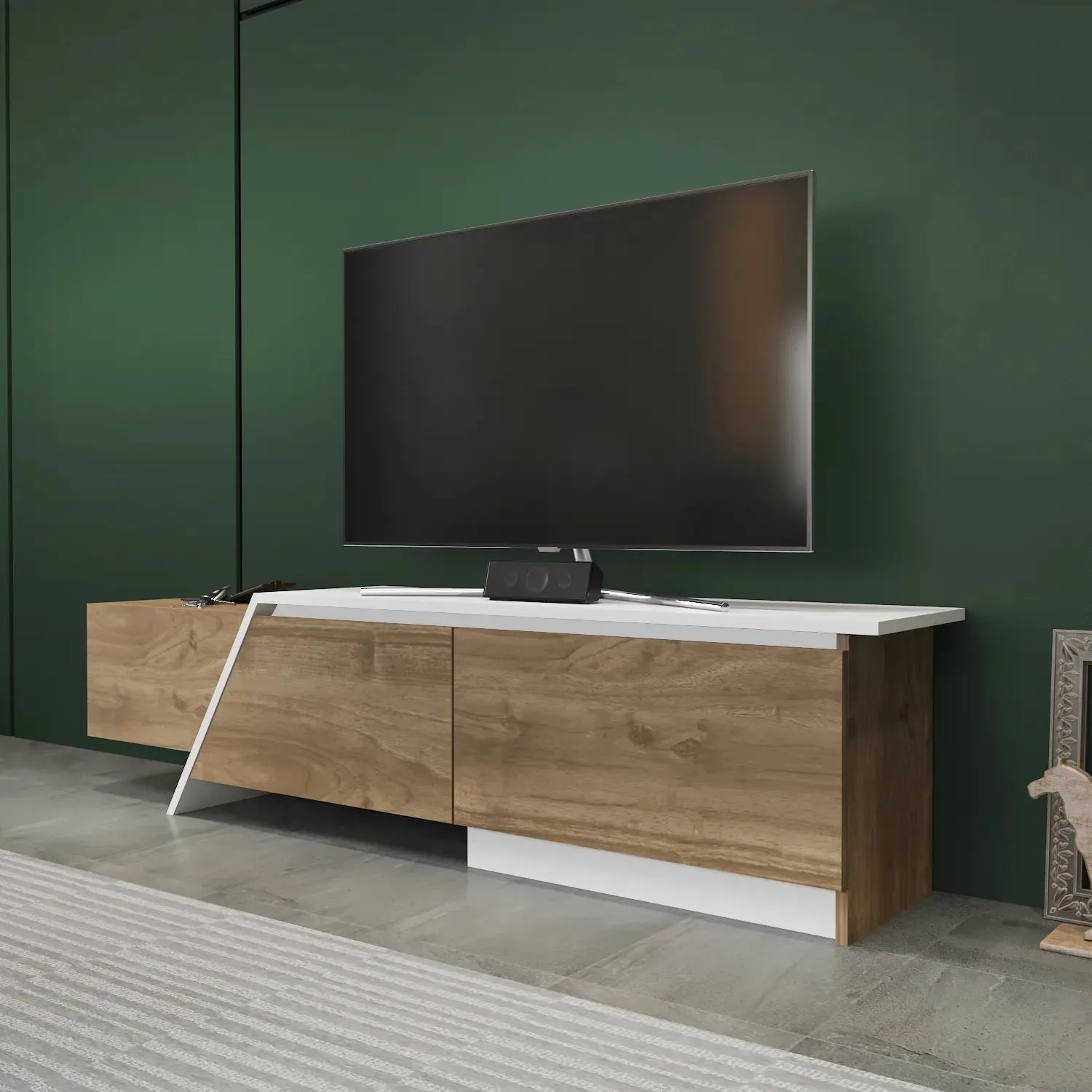Zonas 71" Wide TV Stand and Media Console for TVs up to 65" Decorotika